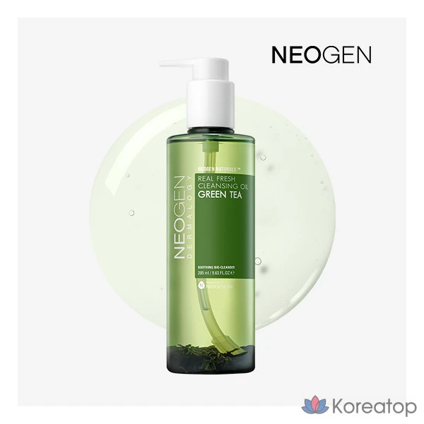 Гидрофильное масло Neogen Real Fresh Cleansing Oil Green Tea, 285 мл, 1 шт.