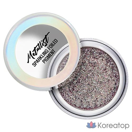 Тени для век Touch in Sol Metallist Sparkling Foiled Pigment Eyeshadow, оттенок Holo Mulberry, 5 г, 1 шт.