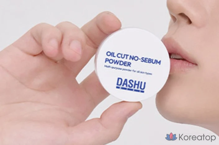 Пудра для лица DASHU Men's Oil Cut No Sebum Powder, оттенок White, 5 г, 1 шт.