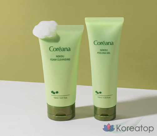 Очищающая пенка Coreana Green Bean Cleansing Foam, 150 мл, 1 шт.