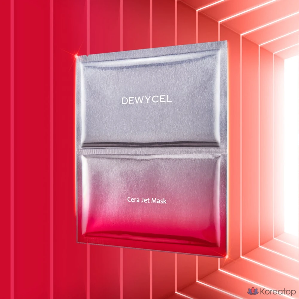 Тканевая маска для лица DEWYCEL Cerajet Mask, 5 шт.