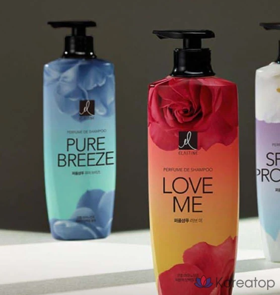 Шампунь Elastine Pure Breeze Perfume Shampoo Rose &amp; Peony, 600 мл, 1 шт.