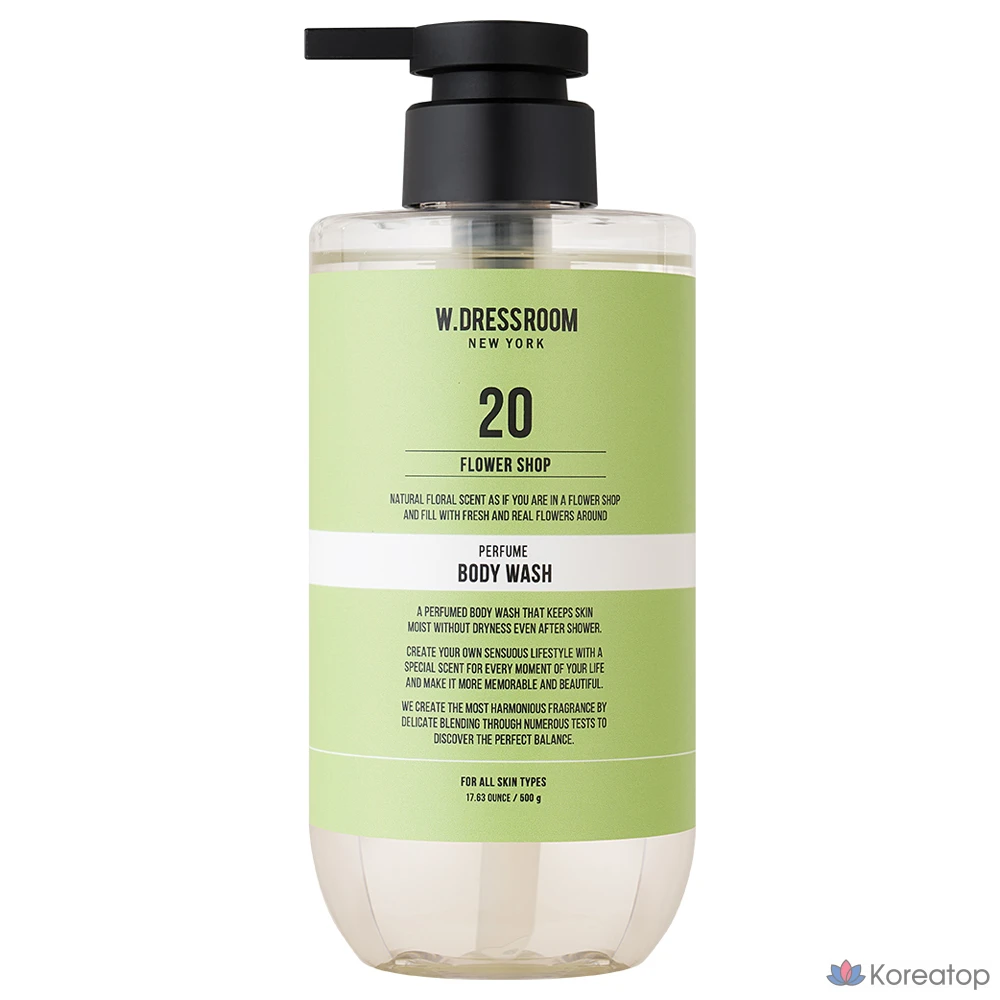 Пенка для тела W.Dressroom Perfume Body Wash 20 Flower Shop, 500 г, 1 шт.