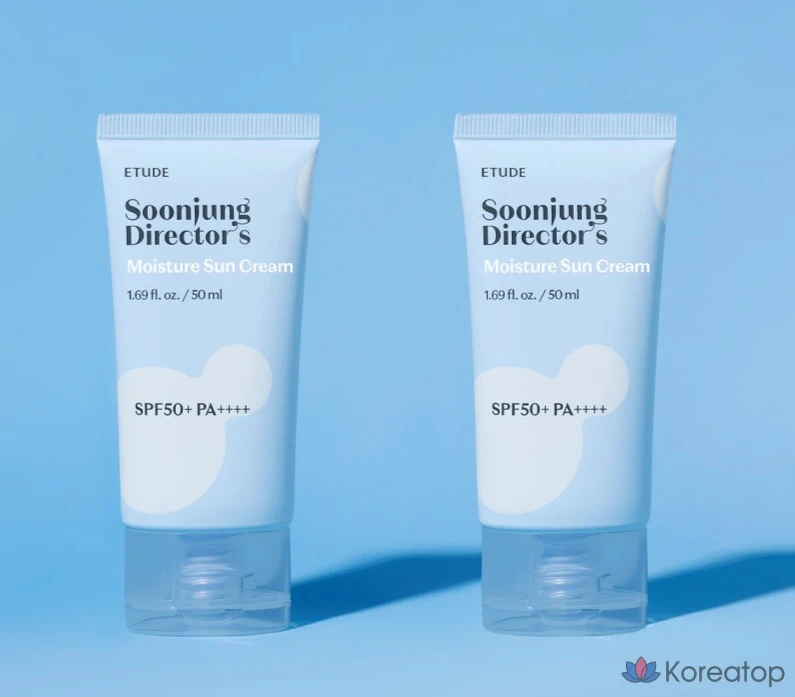 Солнцезащитный крем Etude House Soon Jung Director Moisture Sun Cream SPF50+ PA++++, 100 мл, 2 шт., фото 9