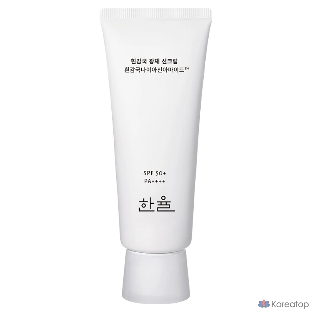 Солнцезащитный крем HANYUL White Chrysanthemum Glow Sun Cream SPF50+ PA++++, 70 мл, 1 шт.