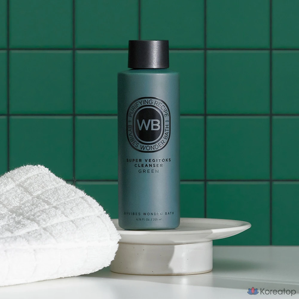 Пилинг-скраб Wonder Bath Renewal Super Vegitox Green Pack Cleanser, 200 мл, 1 шт.