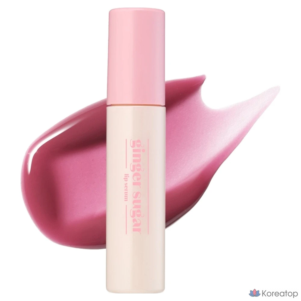 Липкий бальзам для губ Etude House Ginger Sugar Lip Serum, оттенок 01 Plum Jam, 13 г, 1 шт.
