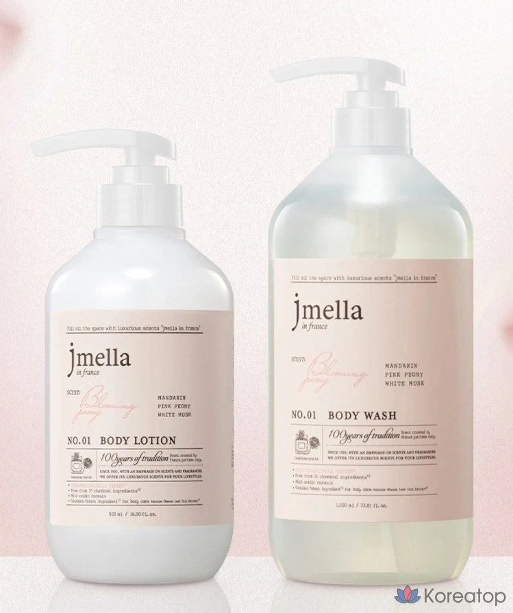 Гель для душа Jmella In France Blooming Peony Body Wash Lovely Floral, 1 л, 1 шт., фото 6