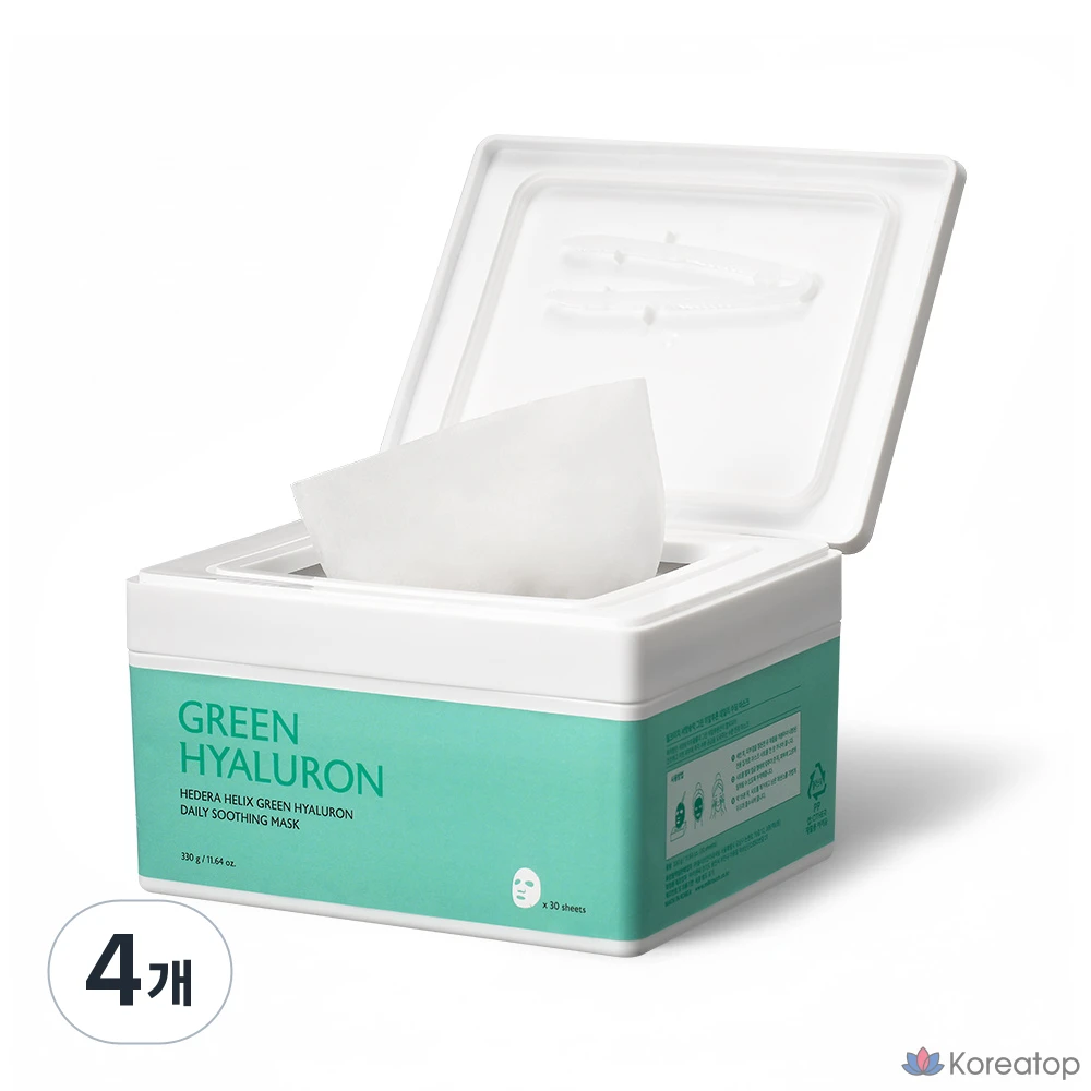 Тканевая маска для лица Milk Touch Seoyangsongak Green Hyaluron Daily Soothing Mask, 120 шт.