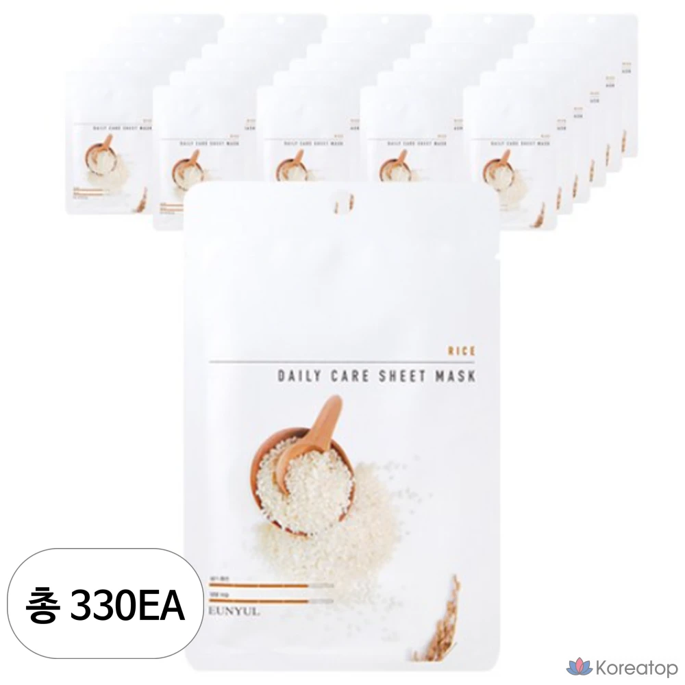 Тканевая маска для лица Eunyul Rice Daily Care Sheet Mask, 330 шт.