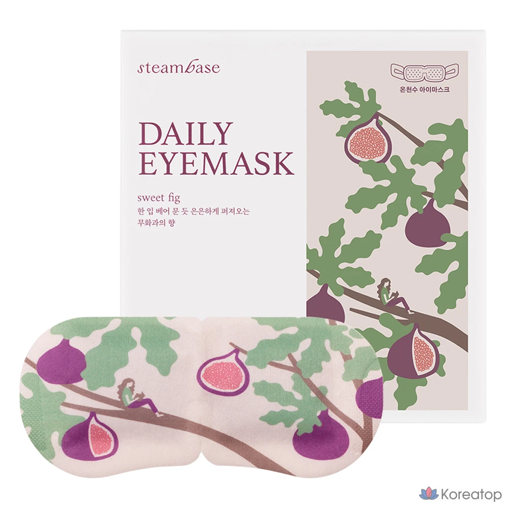 Тканевая маска для глаз Steambase Daily Eye Mask Fig, 5 шт.