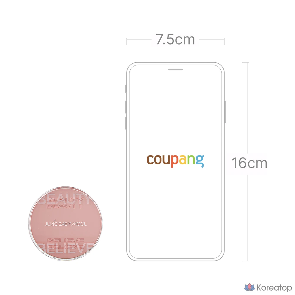 Кушон-румяна Jungsaemmool Artist Cushion Blush, оттенок Coral Halo, 4 г, 1 шт., фото 6