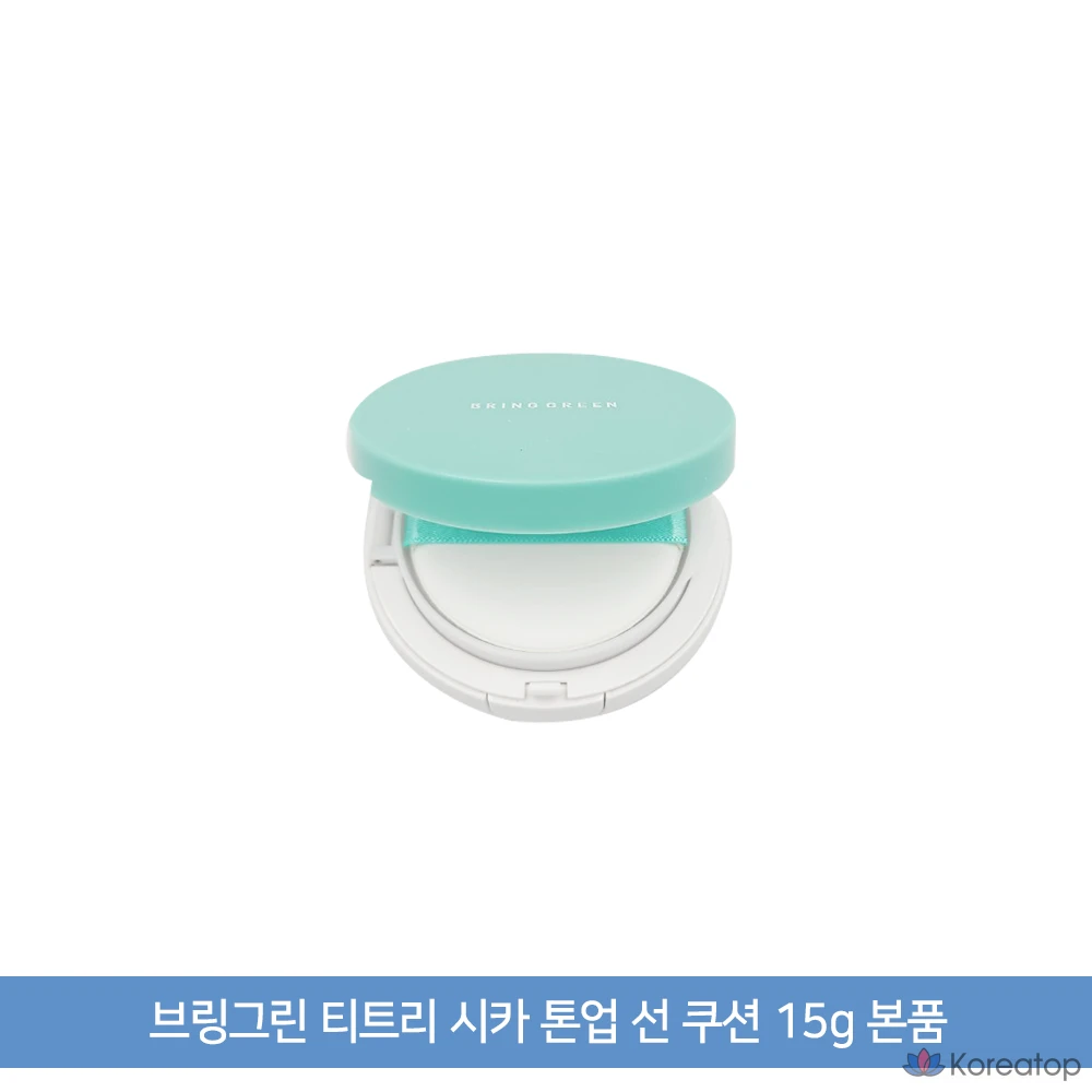 Солнцезащитный кушон Bring Green Tea Tree Cica Tone Up Sun Cushion, 15 г, 1 шт.