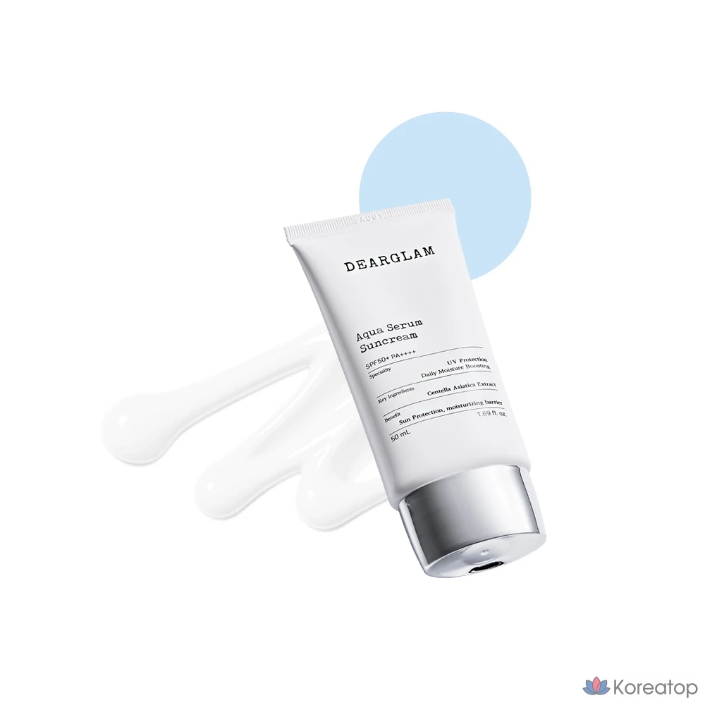 Солнцезащитный крем DEARGLAM Aqua Serum Sun Cream, 50 мл, 1 шт.