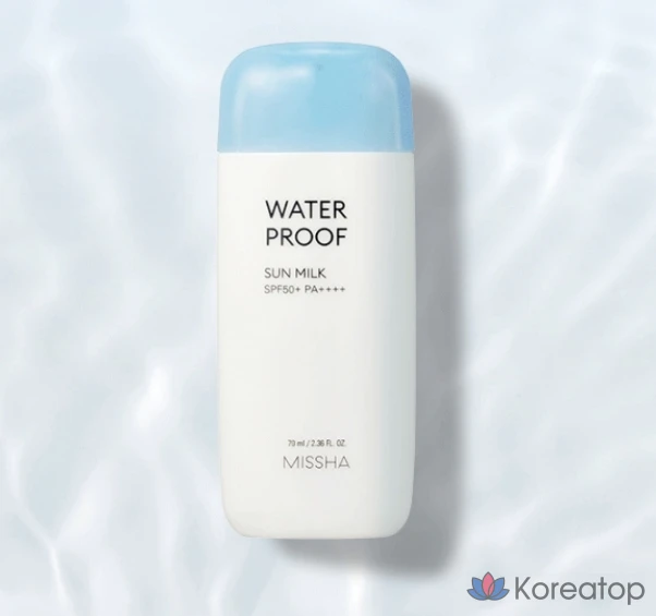 Солнцезащитный крем Missha All Around Safe Block Waterproof Sun Milk SPF50+ PA++++, 70 мл, 1 шт.