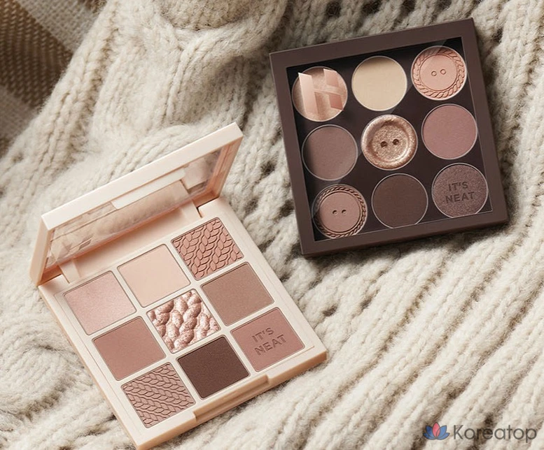 Палитра для век Holika Holika My Fave Mood Eye Palette, оттенок Button Up, 1 шт., фото 5