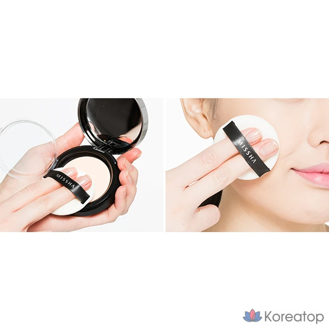 Пудра-компакт Missha Pro Touch Powder Pact, оттенок 23, 10 г, 1 шт., фото 8
