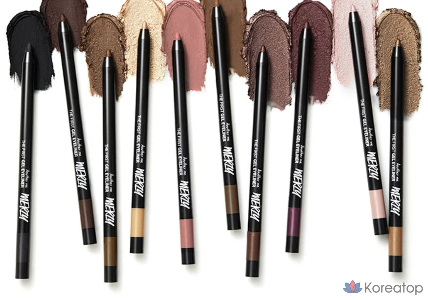 Подводка для глаз гелевая MERZY The First Mufeel Gel Eyeliner, оттенок G13 Amber Brown, 0.5 г, 1 шт., фото 4
