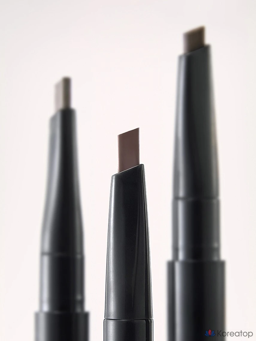 Карандаш для бровей FMGT Designing Eyebrow Auto Pencil, оттенок 04 Black Brown, 0.3 г, 1 шт., фото 10