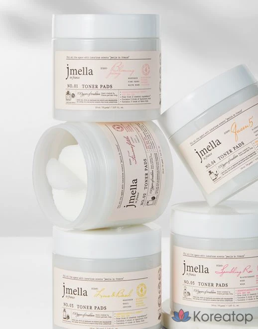 Тонер-пэды Jmella In France Sparkling Rose Toner Pad, 150 мл, 70 шт.