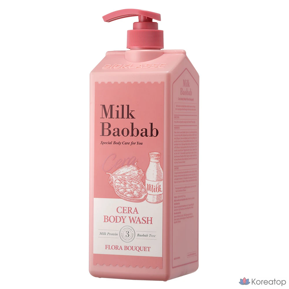 Гель для душа Milk Baobab Sera Body Wash Flora Bouquet, 1.2 л, 1 шт.