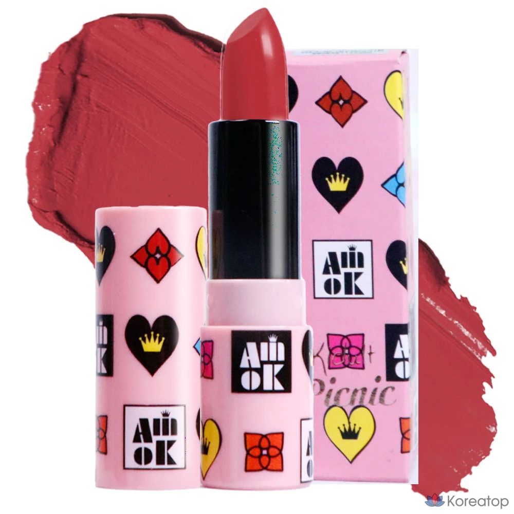 Помада YNM Amiok K-Turt Picnic Lipstick, оттенок S430 Lolita Rose, 4 г, 1 шт.