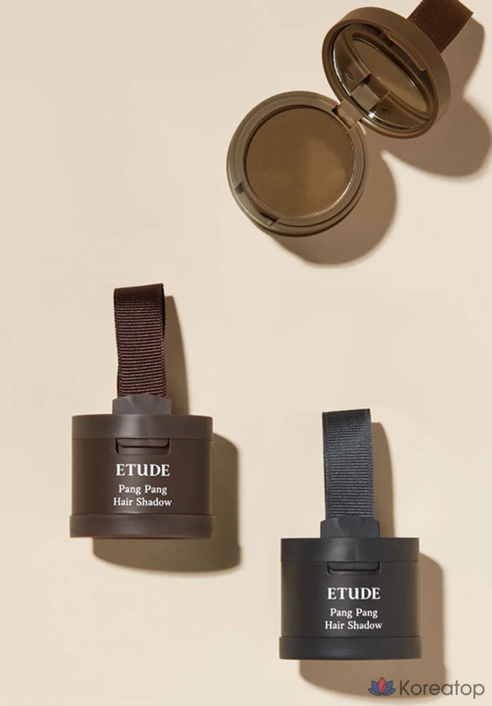 Тинт для волос Etude House Pang Pang Hair Shadow, оттенок Natural Black, 3.5 г, 1 шт., фото 6