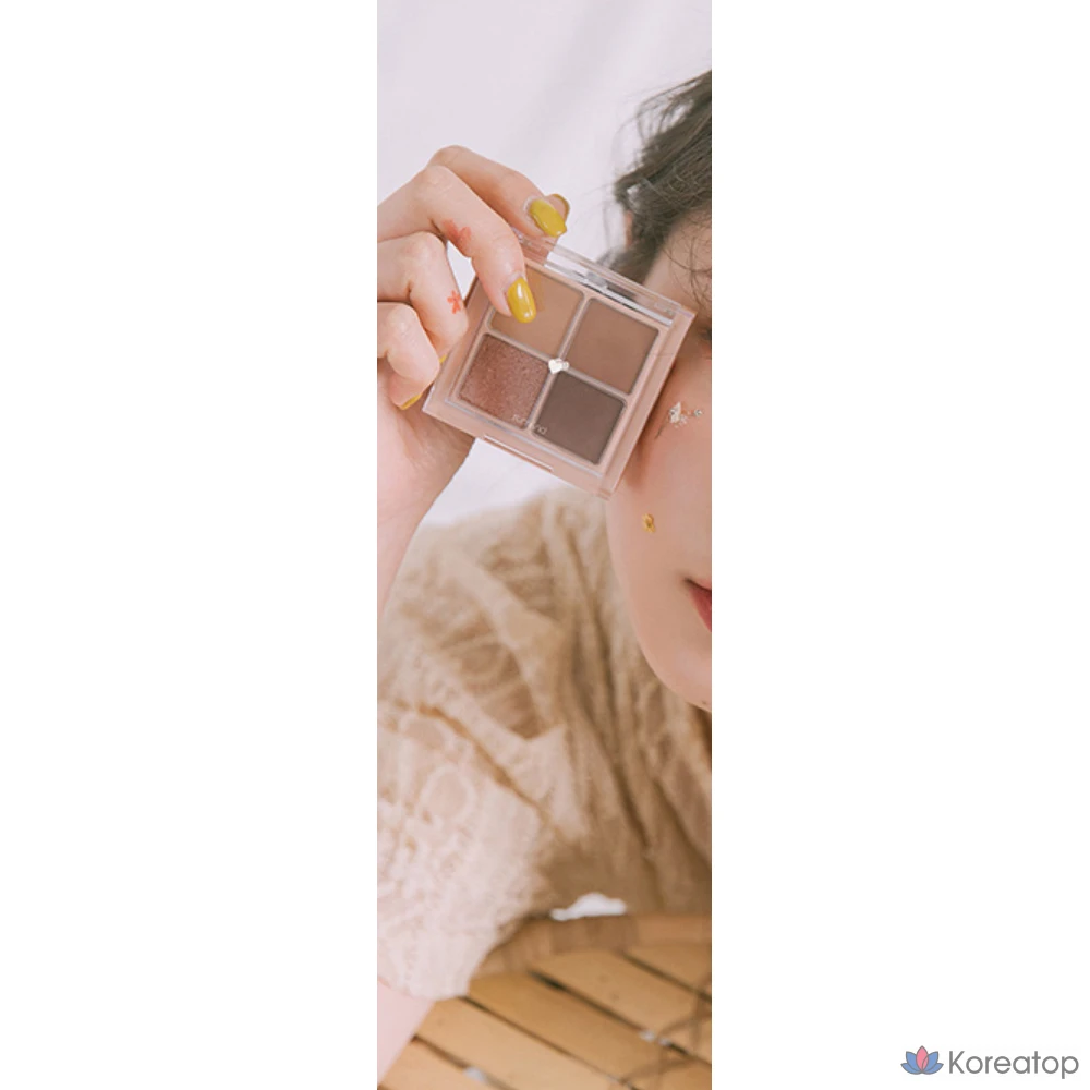 Палетка теней для век ROM&ND Better Than Eyes Eyeshadow Palette, оттенок 03 Dried Ragras, 1 шт., фото 8