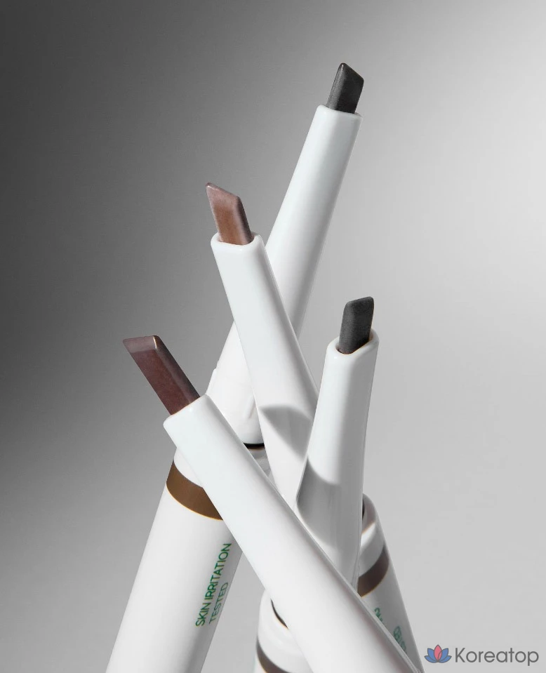 Карандаш для бровей Innisfree Simple Label Lasting Pencil Brow, оттенок 4 Ash Brown, 0.15 г, 1 шт.