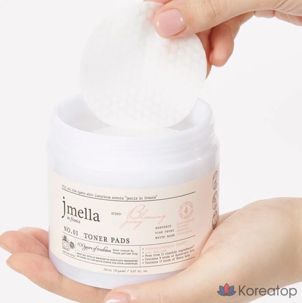 Тонер-пэды Jmella In France Sparkling Rose Toner Pad, 150 мл, 70 шт.