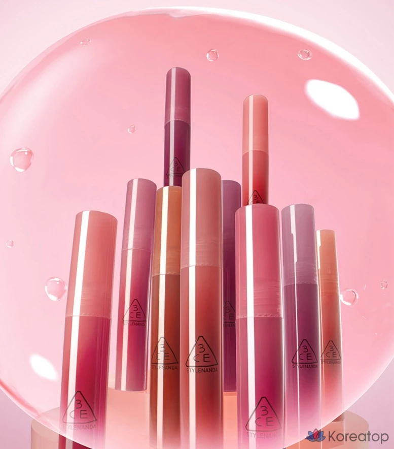 Бальзам для губ 3CE Drop Glow Gel Lip Gloss, оттенок 03 Knit, 1 шт.