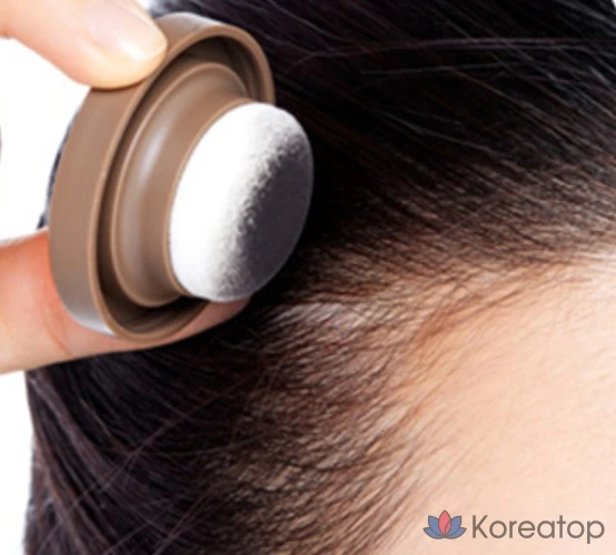 Тинт для волос Etude House Pang Pang Hair Shadow, оттенок Natural Black, 3.5 г, 1 шт., фото 8