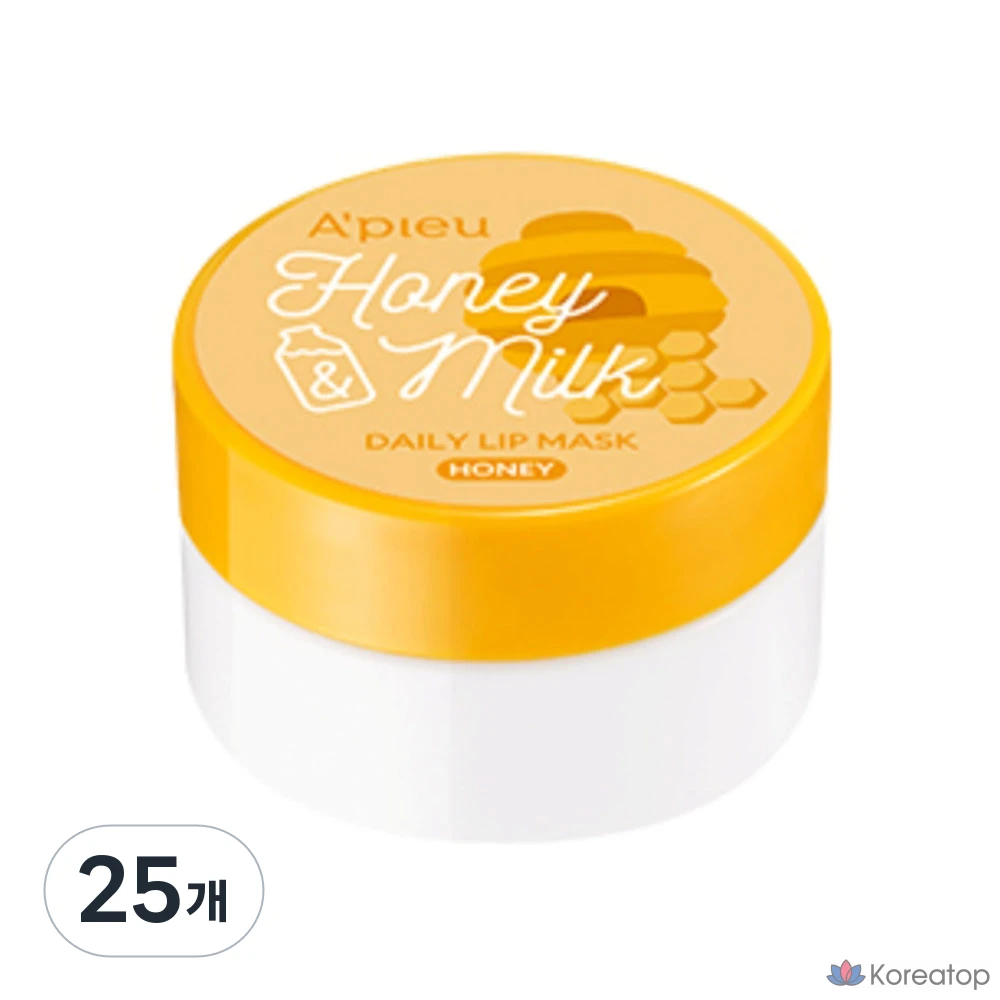 Тканевая маска для губ A'Pieu Honey & Milk Daily Lip Mask, Honey, 6 г, 25 шт.