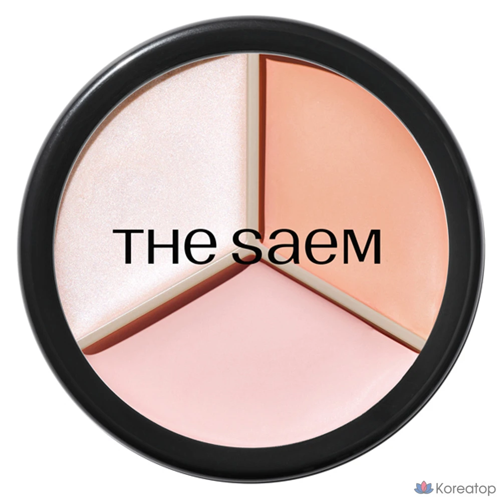 Консилер The Saem Cover Perfection Triple Pot Concealer, оттенок 05 Dark Up Beige, 13 г, 1 шт.
