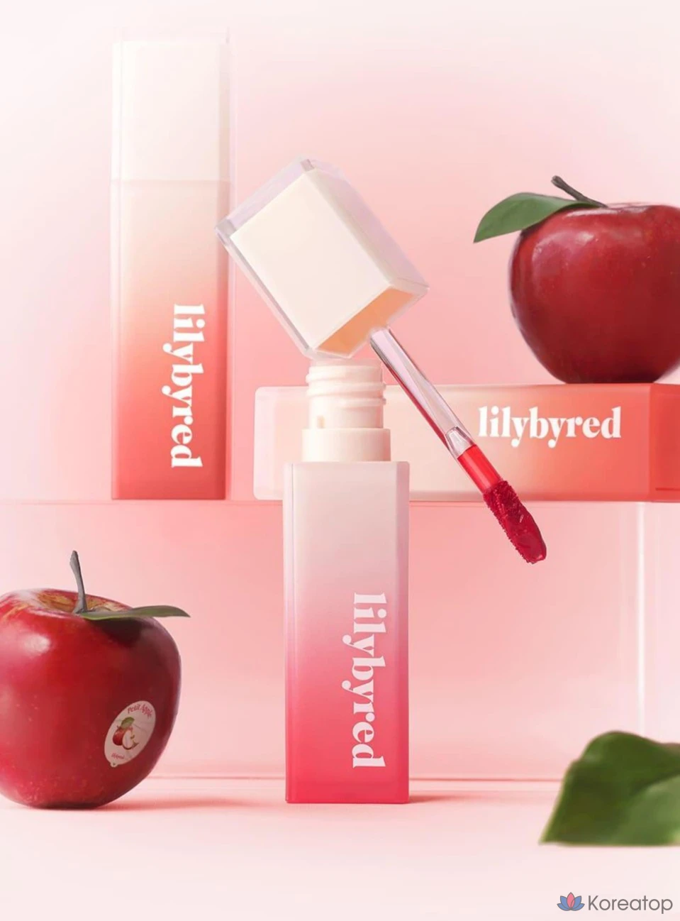 Тинт для губ Lilybyred Sweet Layer Milky Tint, оттенок 11 Cherry Apple Parfait Cheek, 1 шт., фото 4