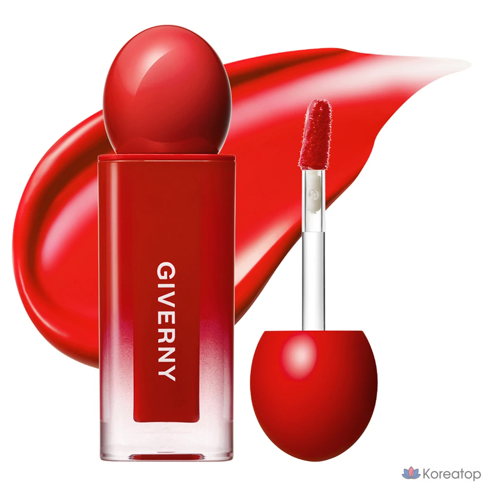 Тинт для губ Giverny Dewy Lip Glaze Tint, оттенок 06 Rich Red, 4.9 г, 1 шт.