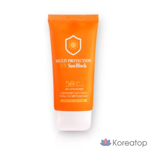 Солнцезащитный крем 3W Clinic Multi Protection UV Sunblock SPF50+ PA+++, 70 мл, 1 шт.