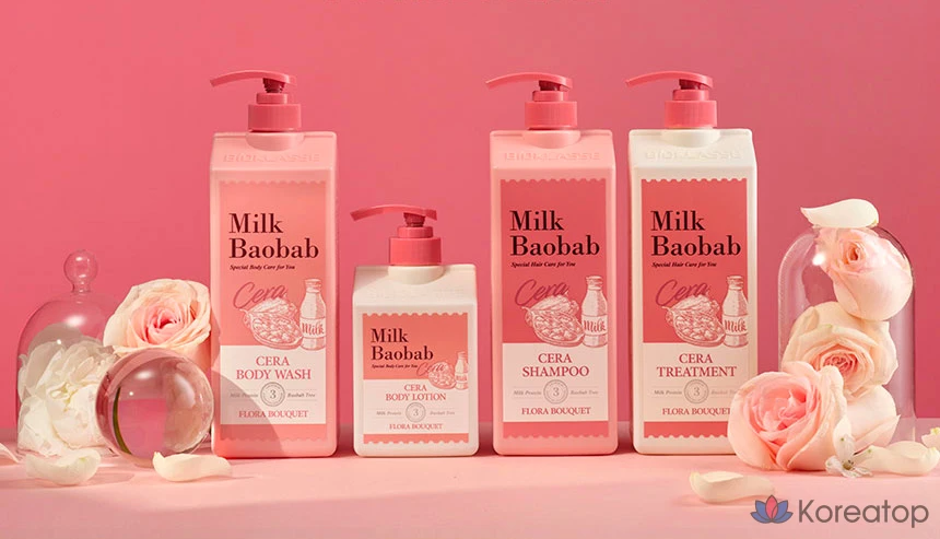 Гель для душа Milk Baobab Sera Body Wash Flora Bouquet, 1.2 л, 1 шт., фото 4