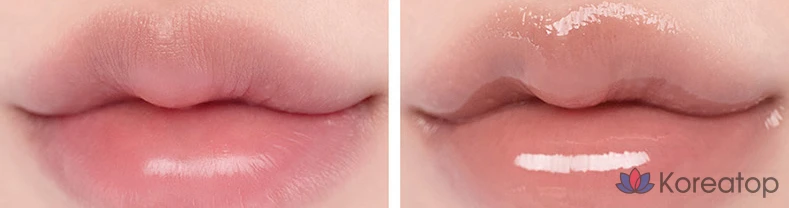 Блеск для губ ROM&ND Glasting Color Gloss, оттенок 05 Dim Mauve, 1 шт., фото 3