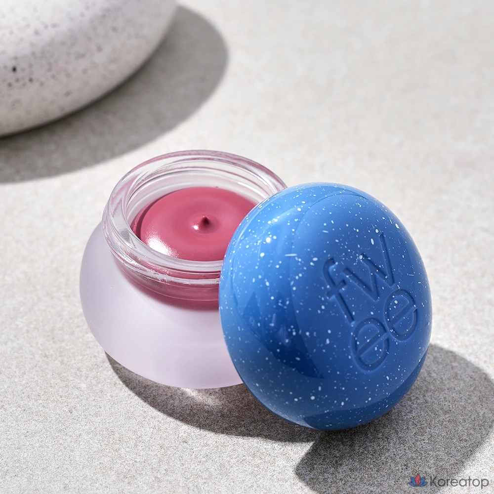 Бальзам для губ и щек fwee Lip & Cheek Blurry Pudding Pot, оттенок BS05 Wavy, 5 г, 1 шт., фото 4