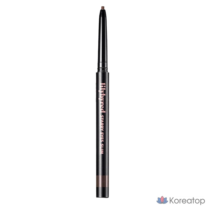Подводка для глаз Lilybyred Starlight Eyes Nine to Nine Slim Gel Eyeliner, оттенок 02 Matte Brown, 0.14 г, 1 шт.