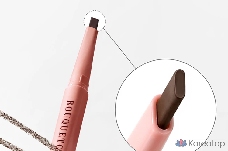 Автоматический карандаш для бровей Bouquet garni Auto Pencil Slim Eyebrow, оттенок Gray Brown, 0.2 г, 1 шт., фото 4