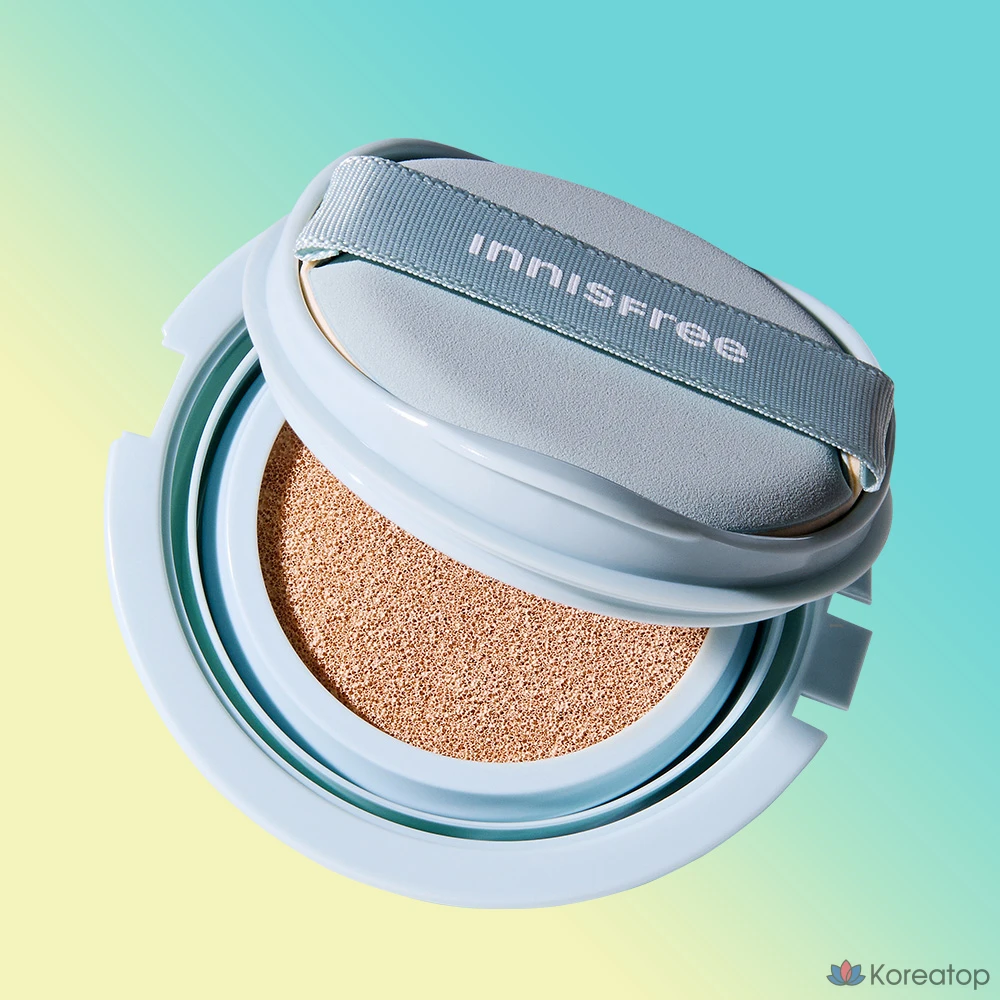 Кушон-пудра Innisfree No Sebum Powder Cushion Refill SPF35 PA++, оттенок 23N Ginger, 14 г, 1 шт.