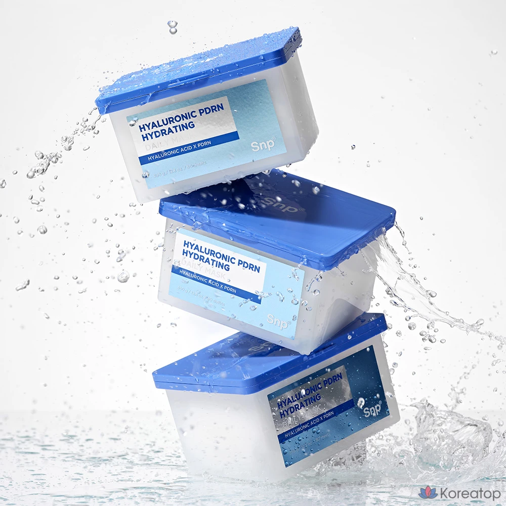 Тканевая маска для лица SNP Hyaluronic Acid PDRN Moisture Daily Mask, 30 шт.