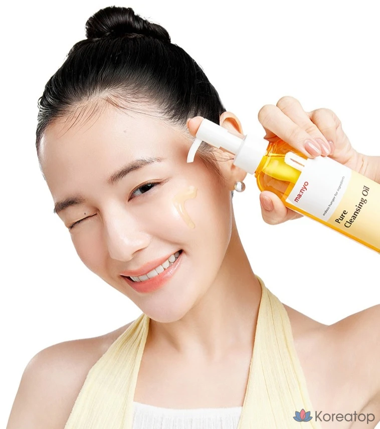 Набор для ухода Manyo Pure Cleansing Oil 200ml + Refill 200ml + Capsule 2ml x 3p Set, 2 шт., фото 4