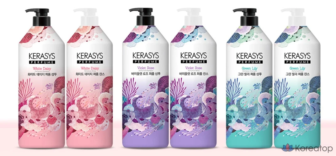 Шампунь KeraSys Perfume Shampoo Violet Rose, 1 л, 1 шт.