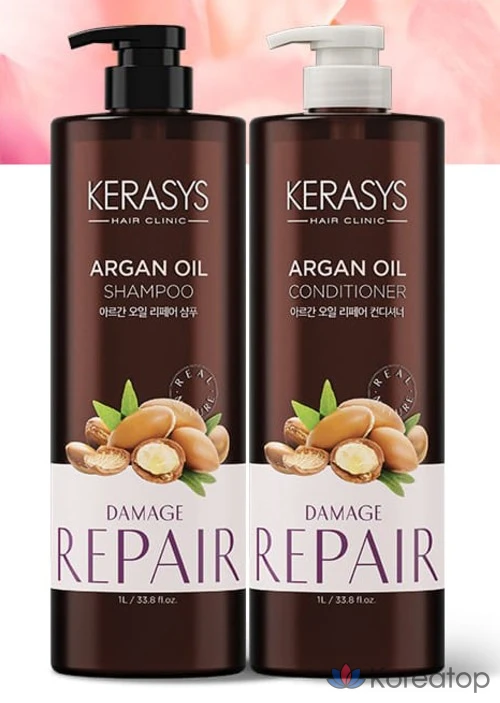 Шампунь KeraSys Argan Oil Shampoo, 1 л, 1 шт.