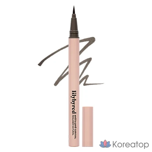 Подводка для глаз Lilybyred 9to9 Survival Natural Pen Liner, оттенок 01 Ash Black, 1 г, 1 шт.
