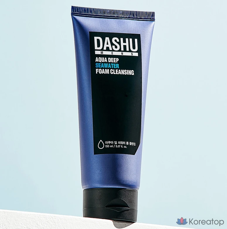 Пенка для умывания DASHU Aqua Deep Sea Water Foam Cleansing, 150 мл, 1 шт., фото 3