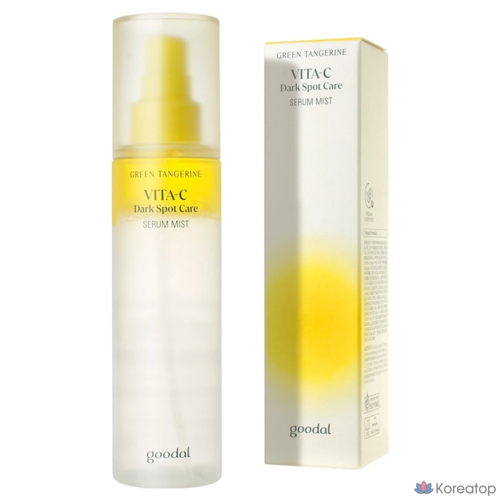 Сыворотка-мист Goodal Green Tangerine Vita C Serum Mist, 100 мл, 1 шт.